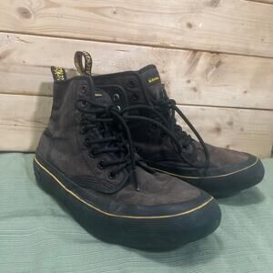 Dr. Martens Black Canvas High-Top Boots Grunge Skater (US 6 / UK 4)